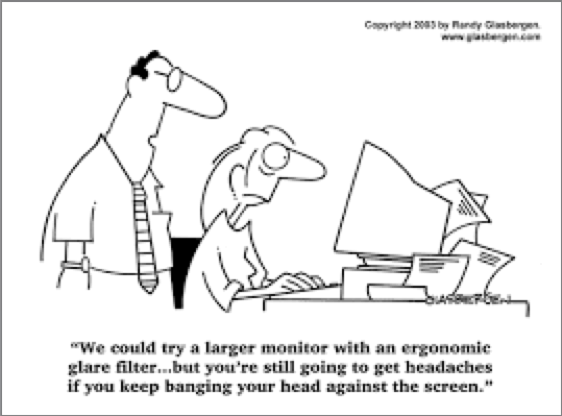 Office Ergonomics Joke