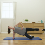 Side Plank Leg Lift Core Strengthening