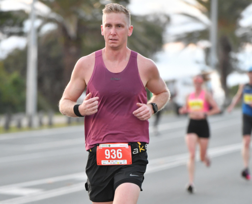 Runner at Sunshine Coast Marathon