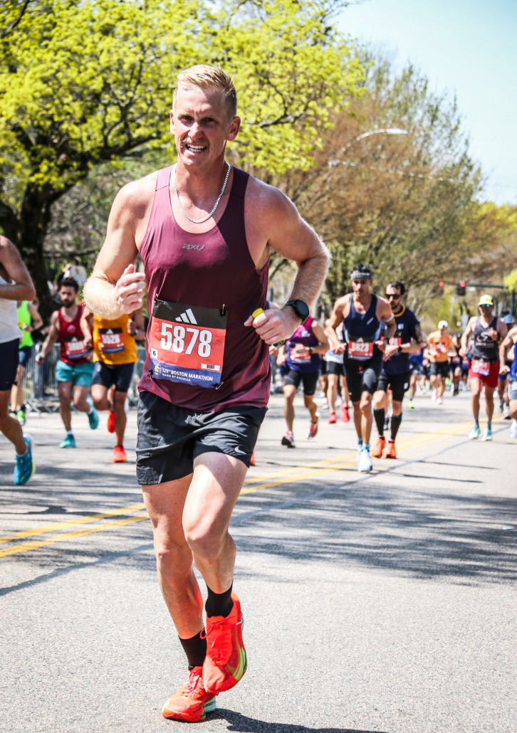 Proper running technique and cadence while going uphill. Close-up of a runner showing proper running technique and cadence while going uphill.