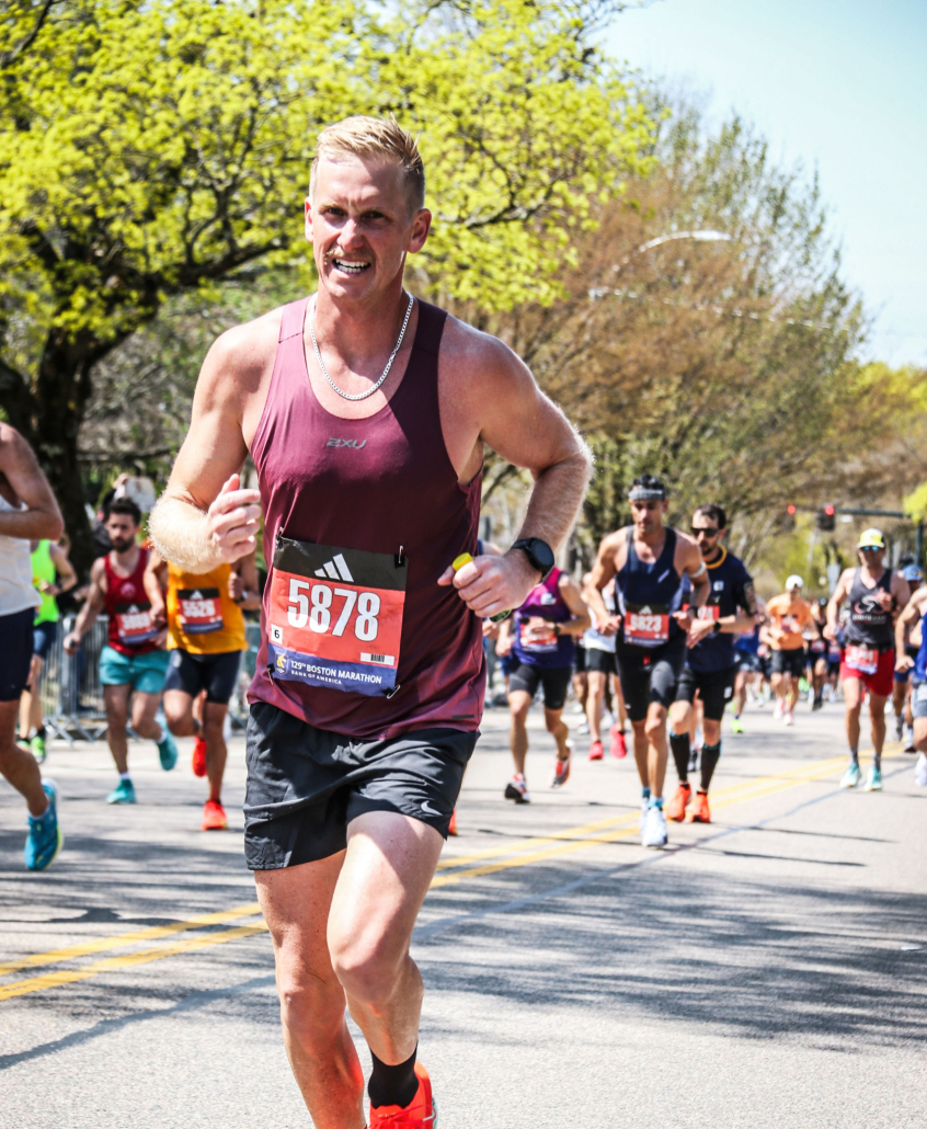 Proper running technique and cadence while going uphill. Close-up of a runner showing proper running form and cadence while going uphill.